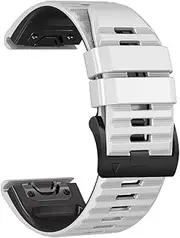 Fleshy Leaf 22mm 7 pro Easy Fit Band Bracelet Strap Compatible for Garmin Fenix 7,Fenix 6,Fenix 6 Pro,Fenix 5,Fenix 5 Plus,Approach S60 S62,Forerunner 935 945,Quick Release Strap Wristband