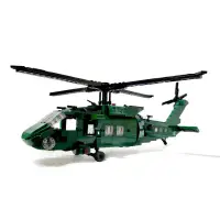 在飛比找蝦皮購物優惠-lego MOC 國軍 UH-60M黑鷹直升機
