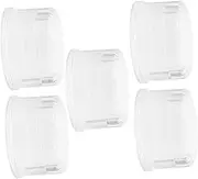 ULTECHNOVO 5pcs Shaker Cup Lid Replacement Splash Covers for Efficient Beverage Mixing and Spill Protection for Parties and Gym Use