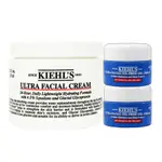 【KIEHL'S 契爾氏】冰河醣蛋白保濕霜 125ML+冰河醣蛋白吸油水感凝凍 7MLX2