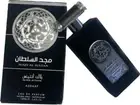 Asdaaf Perfume Majd Al Sultan Black Intense EDP 100ml For Men Created in 2022 .