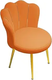 Luxe Gold Accent Chair for Stylish Home Decor, Orange