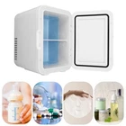 Portable 6L Mini Fridge with USB Power for Skincare Drink & Food