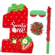 Aoriher Strawberry 1st Birthday Pinata Strawberry Pinata Summer Berry