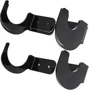 TOKIDNY 4pcs Baseball Bat Display Holder Horizontal Rack for Softball Baseball Bats Easy Installation Space Saving Design for Collectibles Autographs