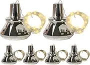 Rissunkv Wine Bottle Lights with Cork | 6X Fairy String Light Wine Bottle - Waterproof String Lamp for Outdoor Garden Wedding Tabletop Patio Pathway Bar Center Pieces