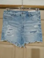 American Eagle Next Level Stretch Women's Blue Jean Shorts Size 10W