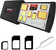GPG2 Mobile Safe Case - Sim Card Holder Case - Safe Travel for All Your SIM Cards, Micro SD Cards, and Mobile Tools