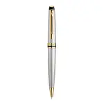 【文具通】WATERMAN 威迪文 EXCEPTION 權威 銀絲金夾原子筆 WTM-W0952000