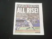 2022 SEPTEMER 29 NEW YORK DAILY NEWS NEWSPAPER - AARON JUDGE HITS HOME RUN #61