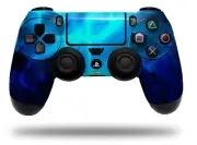Skin for Sony PS4 Controller Cubic Shards Blue