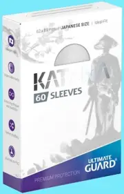 60 ULTIMATE GUARD KATANA WHITE JAPANESE Card SLEEVES Deck Protector Small japan