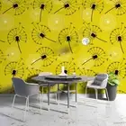 3D Yellow Dandelion Wallpaper Wall Mural Removable Self-adhesive 139