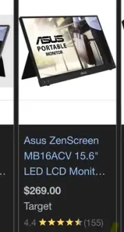 ASUS MB16ACV ZenScreen 15.6'' Portable USB Type-C Monitor