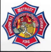 Detroit Fire Department, Michigan Engine 32/Chief 6 Patch V1