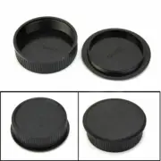 42mm Plastic Front Rear Cap Cover For M42 Digital Body Camera Lens X7D4