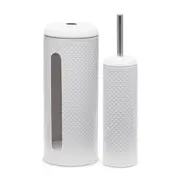 SPOT Toilet Brush & Roll Holder - White