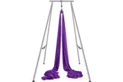 VEVOR Yoga Swing Stand Hammock Aerial Silk Kit Max 250 kg Load Yoga Frame Purple