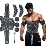 ABS Abdominal Stimulator EMS Training Toning Slim Belt Muscle Trainer Fitness US