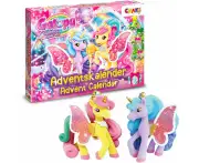 Rainbow Unicorn Toy for Kids - Unicorn Christmas Calendar for Girls, Toy Calendar with Exclusive Figures & Playset