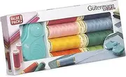 [Gütermann] creativ Sewing Thread Set with 8 spools Sew-All Thread 100 m in Bright Colours + a Folding Rotary Cutter from PRYM.
