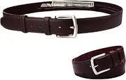 [GENERIC] Money Belt | PU Leather Hidden Money Strap Belt | Travel Safety Belt with Zipper for Storing and Hiding Valuables and Money | Age a Belt