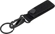 [Dotacty] Heavy Duty Belt Keeper Clip Key Holder with Nylon MOLLE Strap & Metal Snap & Key Clip & Key Ring Keychain Organizer