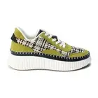 COCONUTS by Matisse Go To Platform Lace Up Womens Green Sneakers Casual Shoes G