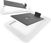 Kanto S6W Desk Top Tilted Speaker Stands, Large, White