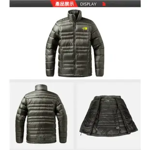 【美國 The North Face】特惠價》男 20D超輕防風防潑水保暖鵝絨水鳥羽絨夾克外套 CKZ2 黑墨綠 V