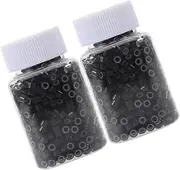 Outanaya 2000pcs Silicone Hair Extension Beads: 5mm Micro Rings - Braided Hair Links - Fashionable And Comfortable For Parties Weddings And Daily Wear