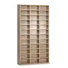 NNEDSZArtiss 528 DVD 1116 CD Storage Shelf Media Rack Stand Cupboard Book Unit O