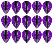5 New Sets Harrows Quantum X Pear Dart Flights - Ships w/ Tracking - Purple