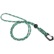 Badge Lanyard 18.8 Inch, Necklace Keychain Cord Metal Clasp Hook, Camo Green