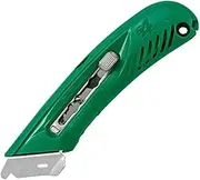 Pacific Handy Cutter S4R Safety Cutter, Retractable Utility Knife with an Ergonomical Design, Bladeless Tape Splitter, Steel Guard for Safety and Damage Protection, for Warehouse and In-Store Cutting