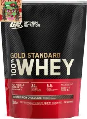 Gold Standard 100% Whey Protein Powder, Double Rich Chocolate (1 Lb.), Package M