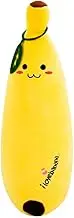 Cute Banana Pillow Long Decorative Pillow for Bedtime Room Decor Home Decoration Soft Cushions (35cm)