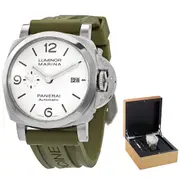 Original Panerai Luminor Automatic White Dial Men's Watch PAM01314