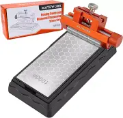 Chisel Sharpening Kit with Diamond Sharpening Stone, Honing Guide Tool, Sharpene