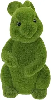 OFFSCH Easter Grass Rabbit Figurine Garden Decor Bunny Toy Rabbit Ornament Decorative Bunny for Outdoor