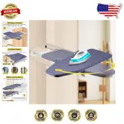 Hidden Pull-Out Ironing Board with Smooth Operation and Heat-Resistant Cover