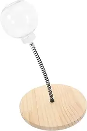 Missing Food Funny Cat Stick Pet Treat Launcher Interactive Cat Ball Enrichment for Indoor Cats Food Leak Ball Cat Ball Pet Feeding Interactive Khaki