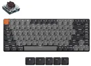 Keychron K3 V3 Low-Profile QMK White Wireless Mechanical Keyboard - Brown Switch [KBKCK3XA3]
