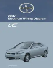 2007 SCION tC Wiring Diagrams Schematics Layout Factory OEM