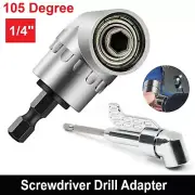 Right Angle Drill Attachment Head Screw Driver Flexible Extension Drill Bit Hex
