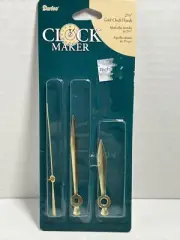 Darice Clock Maker - 2 3/4" Gold Clock Hands - 3pcs - NEW