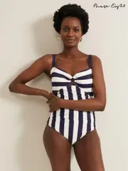 Phase Eight Blue Stripe Swimsuit (E28172) | $150