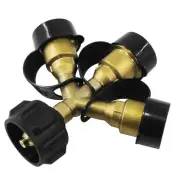 3 Way Propane Tank Splitter QCC1 Type Rv or Home Propane Hose Adapter
