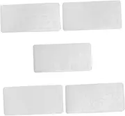 MERRYHAPY Nail Art Stamping Plates 5pcs Christmas Nail Art Stamp Plates by Durable Metal Stencils for Salon- Nails