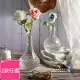 【Meric Garden】北歐ins輕奢純手工透明浮雕玻璃花瓶/裝飾花器_水滴瓶